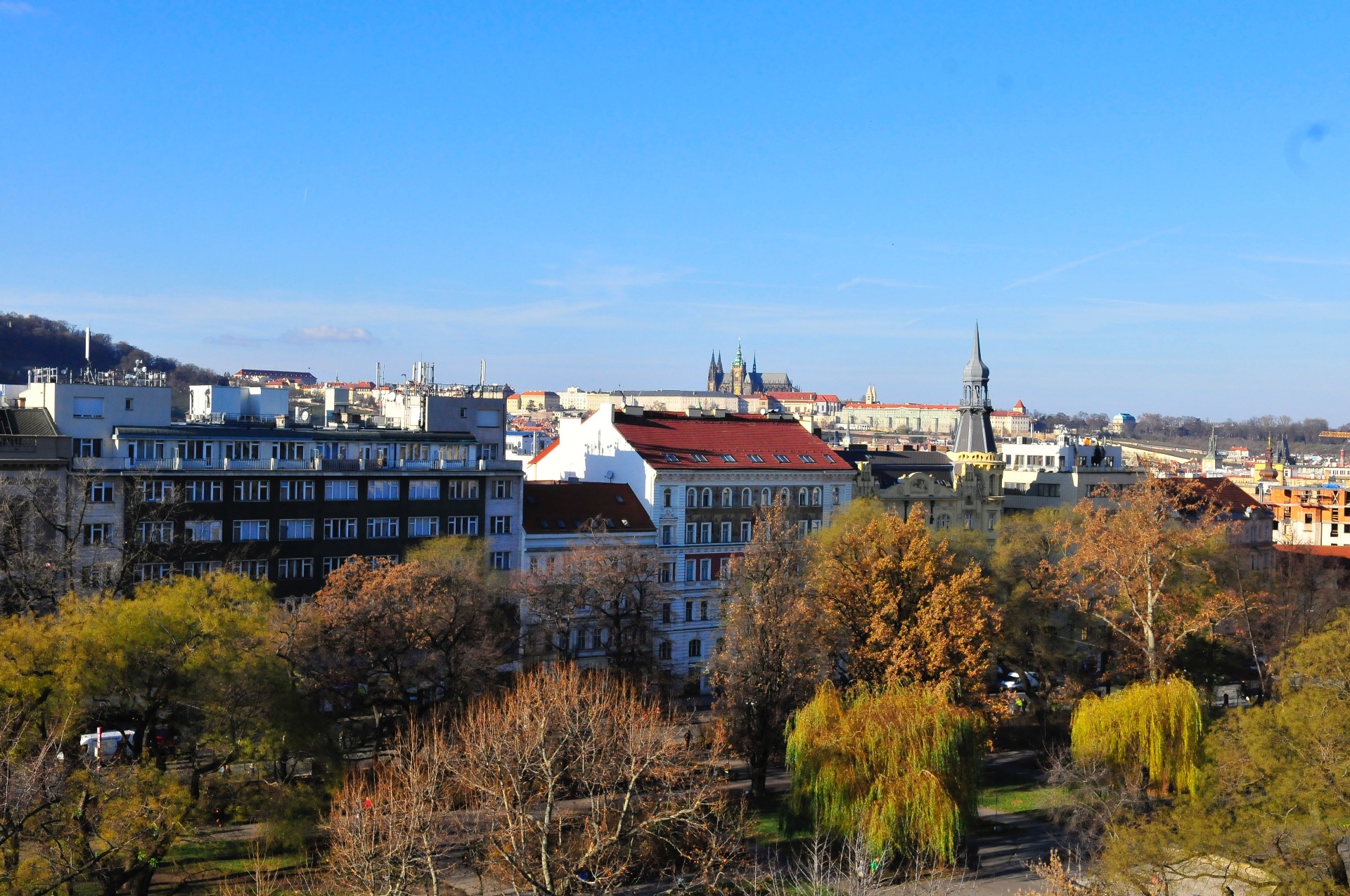 View from the window of the Writers' Residence