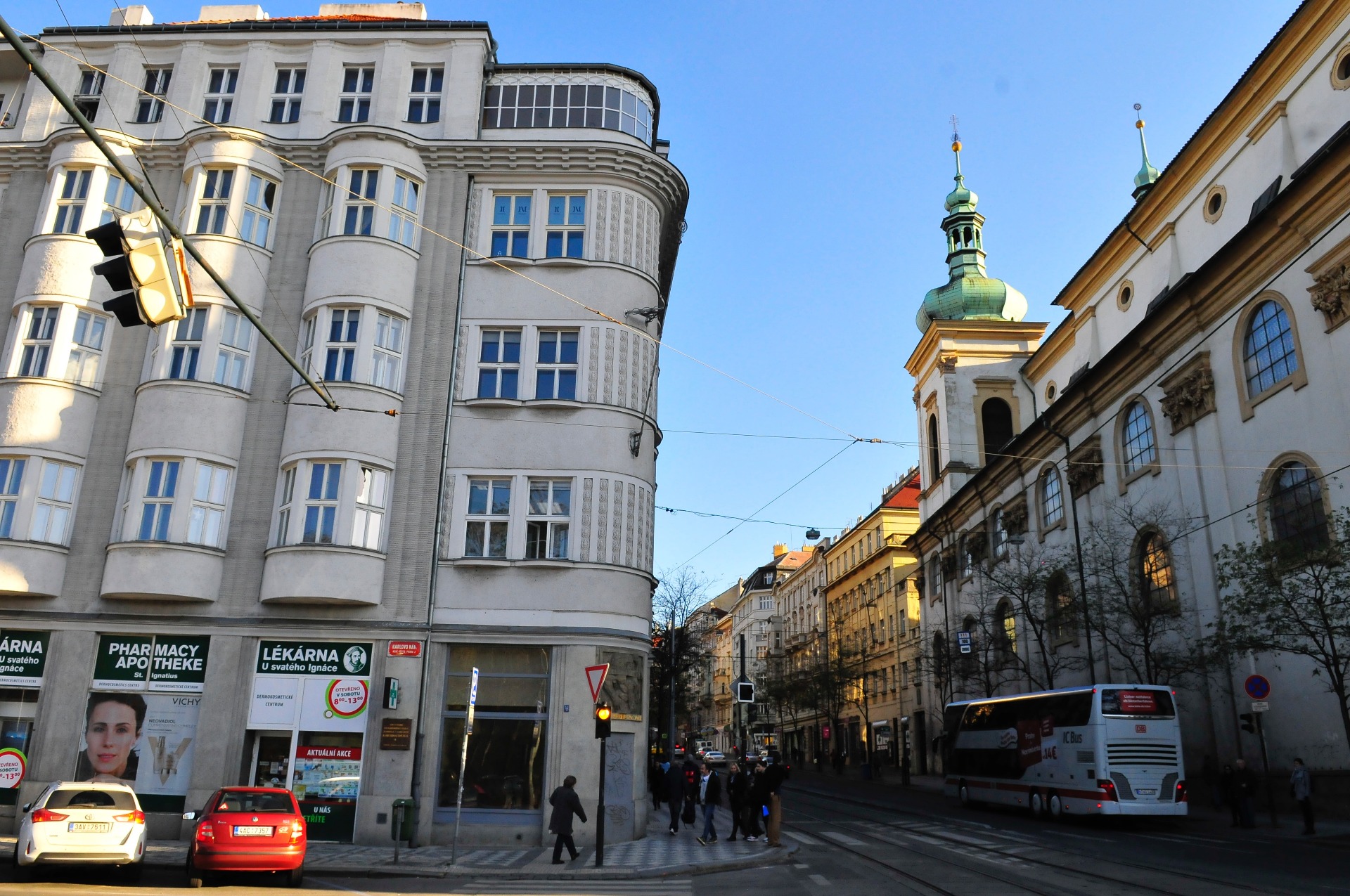 The writers' residence located in top floor of this building